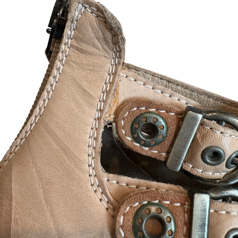 Dromedaris Kelsy Short Summer Leather Boot in Taupe Pearl, Sz 36 - Picture 14 of 14